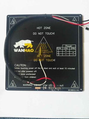 Wanhao I3 Plus / Cocoon Touch heated build plate