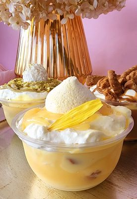 Lemon Curd Dessert Cups Six