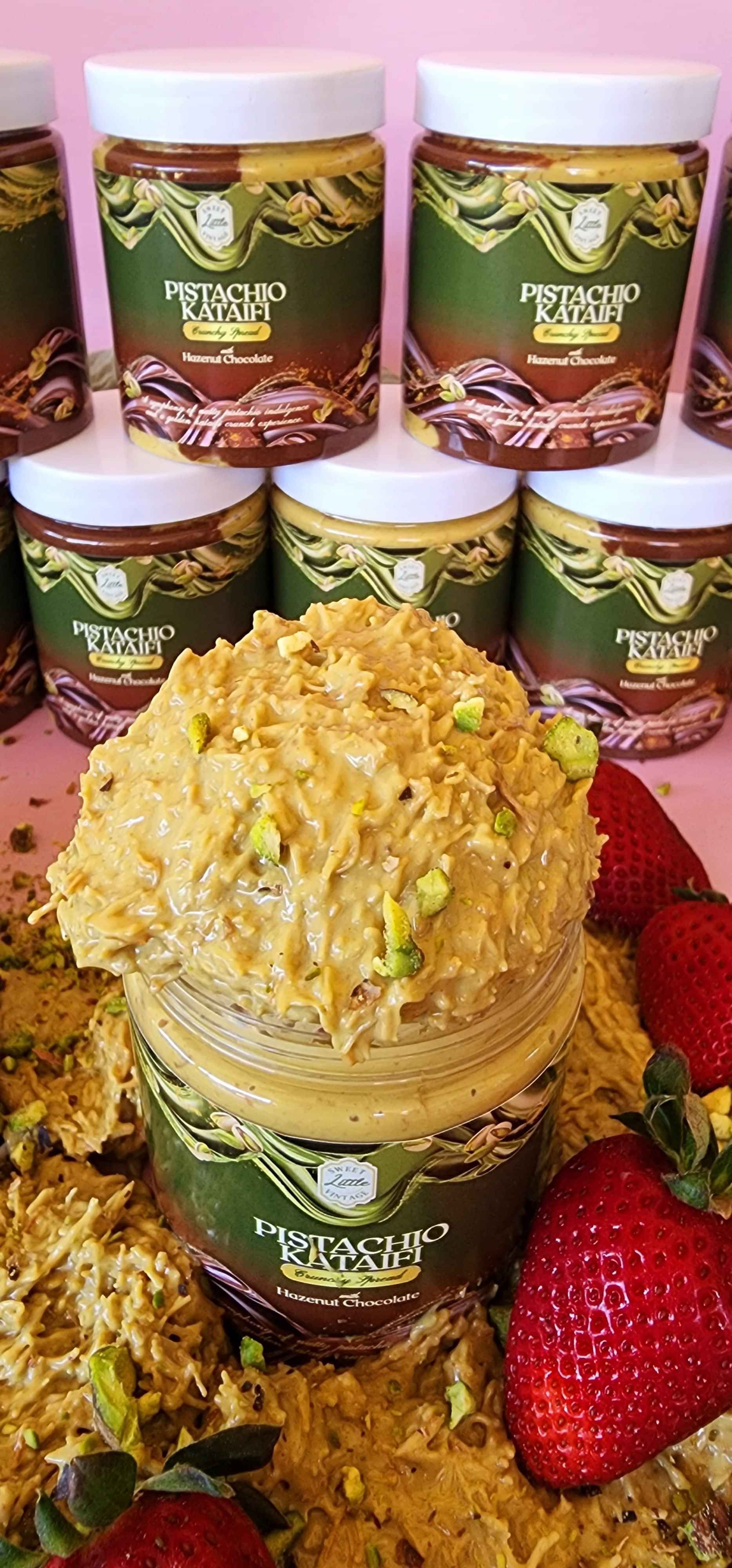 Dubai Chocolate Crunchy Pistachio Spread