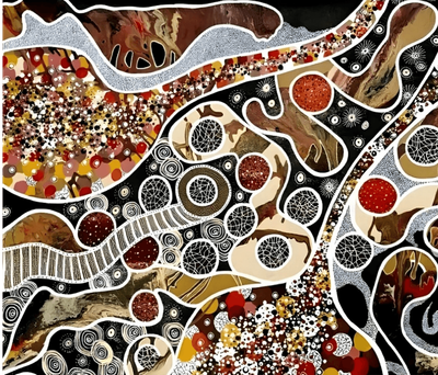 The ground we walk approx 100x 80cm