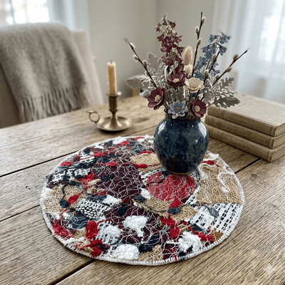 Designer Mini Mat 19X19cm - CIRCLE RUSTY