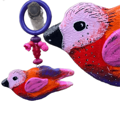 Concrete handmade sculpture - Bird Paris 29x19cm