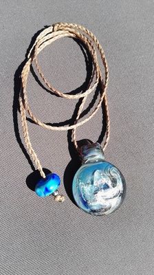 Glass pendants (ashes infused)