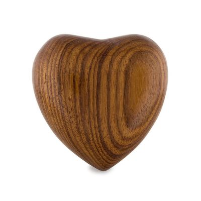 Pet urn Keepsake timber heart