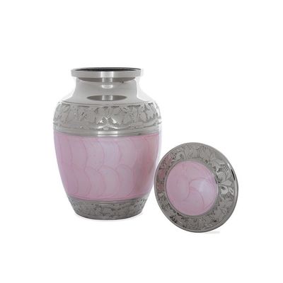 Amia Engraved Nickel/Pink