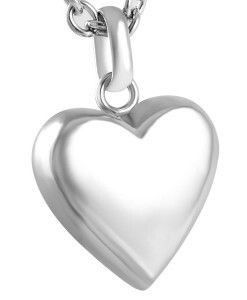Cremation Jewellery -  Classic heart pendant