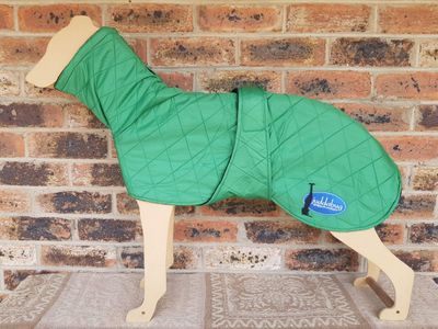 Large quilted coat - Green
