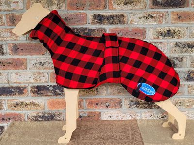 Medium Tartan knit coat - Red Buffalo Plaid 🐃