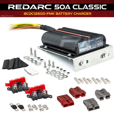 REDARC 50A Classic BCDC1250D 12V / 24V DC to DC Dual Battery Under Bonnet Vehicle Charger