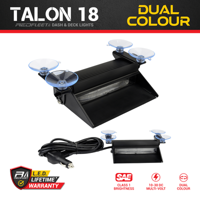 TALON Single Head 18 L.E.D. Full Dual Colour Internal Dash Deck Warning Light