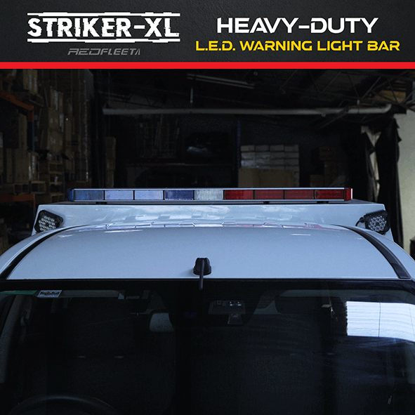 STRIKER-XL (127cm / 50inch) Heavy-Duty L.E.D. Emergency Vehicle Warning Flashing Light Bar