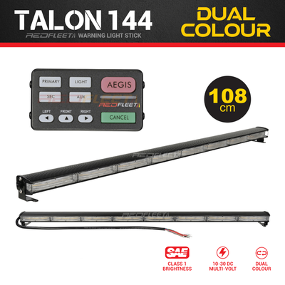 TALON 8 Head 144 L.E.D. Full Dual Colour Directional Warning Smart Light Stick