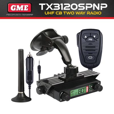 GME TX3120SPNP UHF CB Two Way In Car Vehicle Radio Plug &#039;n&#039; Play Kit