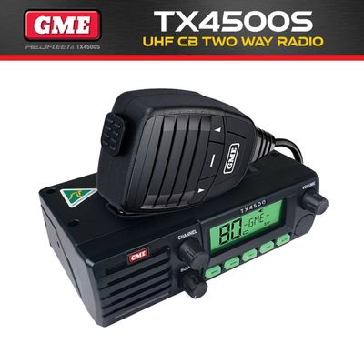 GME TX4500S DIN Size UHF CB Two Way In Car Vehicle Radio