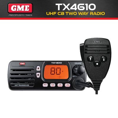 GME TX4610 IP67 UHF CB Two Way In Car Vehicle Radio