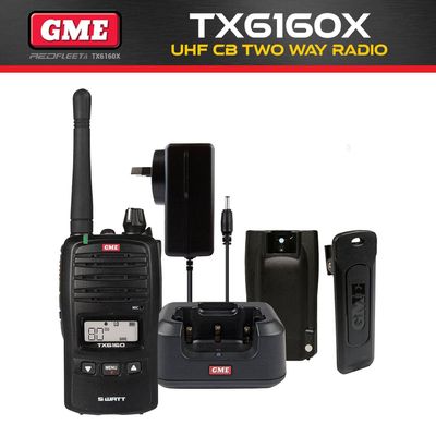 GME TX6160X IP67 UHF CB Handheld Portable Two Way Radio