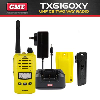 GME TX6160XY YELLOW IP67 UHF CB Handheld Portable Two Way Radio
