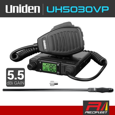 UNIDEN UH5030VP Value Pack UHF CB Two Way In Car Vehicle Radio