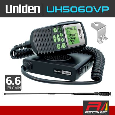 UNIDEN UH5060VP Value Pack UHF CB Two Way In Car Vehicle Radio