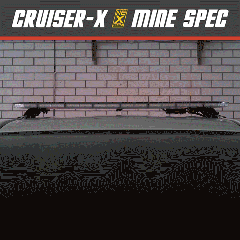 CRUISER-X MINE-SPEC NEX-GEN Amber (122cm 48inch) L.E.D. Safety Emergency Warning Vehicle Light Bar