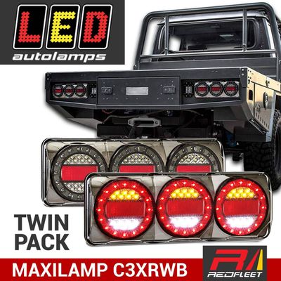 Genuine MAXILAMP 3 Series Stop Tail Indicator Reverse Combination Tail Lights C3XRWB C3XRW