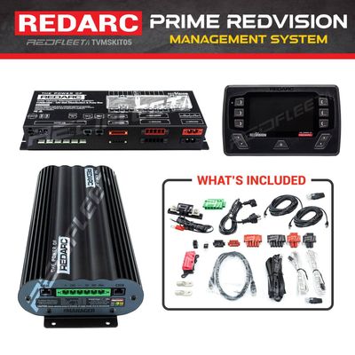 REDARC PRIME TVMSKIT05 RedVision Manager30 Total Vehicle Management System
