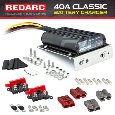 REDARC 40A Classic BCDC1240D 12V / 24V DC to DC Dual Battery Under Bonnet Vehicle Charger
