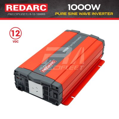 REDARC 1000W 12V or 24V DC Pure Sine Wave 240V AC Power Inverter for Vehicles
