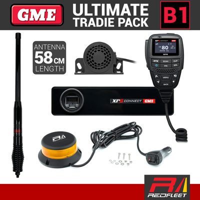 GME XRS-330COB UHF CB Radio + REDFLEET Tradie Pack