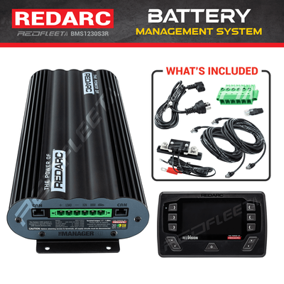 REDARC BMS1230S3R THE MANAGER30 with REDVISION Display Battery Management System