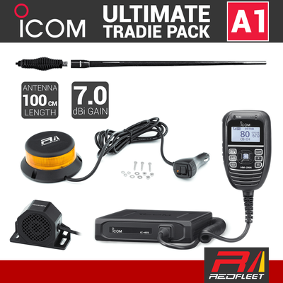 ICOM IC-455 UHF CB Radio + REDFLEET Tradie Pack