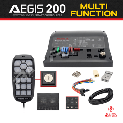AEGIS 200 Watt Multi-Function Programmable Controller with Siren Amplifier &amp; Public Address System
