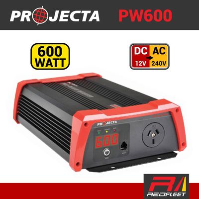 PROJECTA 600 Watt 12V DC Pro-Wave Pure Sine Wave Inverter