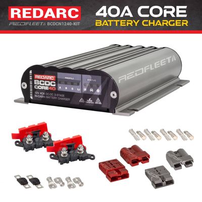 REDARC 40A BCDCN Core 12V / 24V DC to DC Dual Battery In-Cabin Vehicle Charger BCDCN1240