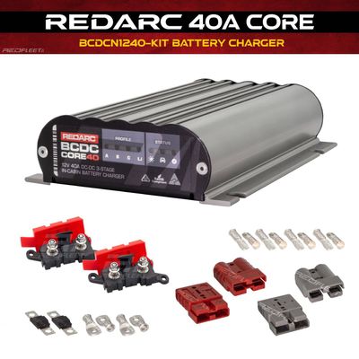 REDARC 40A BCDCN Core 12V / 24V DC to DC Dual Battery In-Cabin Vehicle Charger BCDCN1240