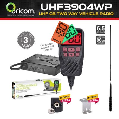 ORICOM UHF3904WP VALUE PACK *BLACK* ANU240 Antenna Kit