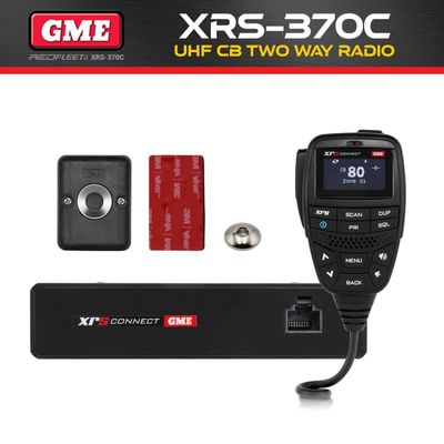 GME XRS-370C Compact Dual Speaker UHF CB Two Way In Car Vehicle Radio