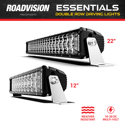 ESSENTIALS DRE Series Double Row L.E.D. High Performance Low Range Driving Bar Lights ROADVISION