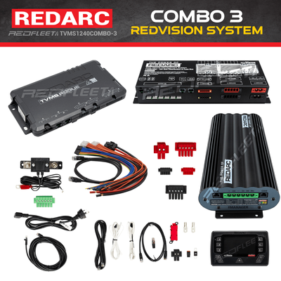 REDARC COMBO-3 REDVISION Complete System Manager30 PRIME &amp; ROGUE Control Module TVMS1240COMBO-3