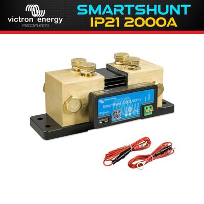 VICTRON SMARTSHUNT IP21 2000A / 50mV Bluetooth Battery Monitor