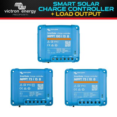 VICTRON SMARTSOLAR MPPT 75V/10A Solar Battery Charger Controller Load Output 12/24V DC