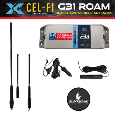 G31 ROAM + BLACKHAWK Antennas Vehicle Marine CEL-FI GO 4G 3G Smart Mobile Signal Booster
