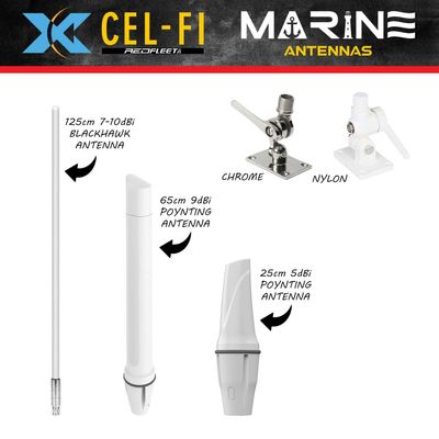 MARINE Antennas for CEL-FI GO 4G 3G Smart Mobile Signal Booster