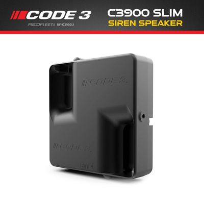CODE 3 C3900 SLIM 100 Watt Loud External Siren Speaker for Emergency Response Vehicles