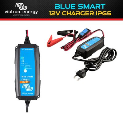 REDFLEET  VICTRON BLUE SMART IP65 CHARGER 12V 4A, Power Management Systems