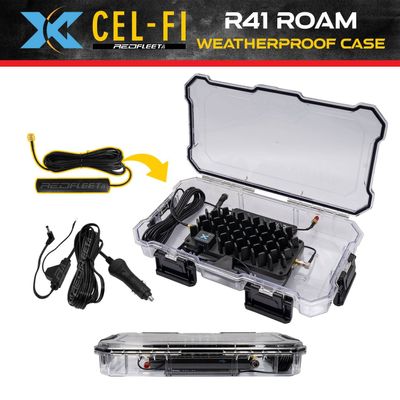 R41 CEL-FI GO + Weatherproof case 3G 4G 5G Mobile Signal Booster Kit TELSTRA + OPTUS + VODAFONE
