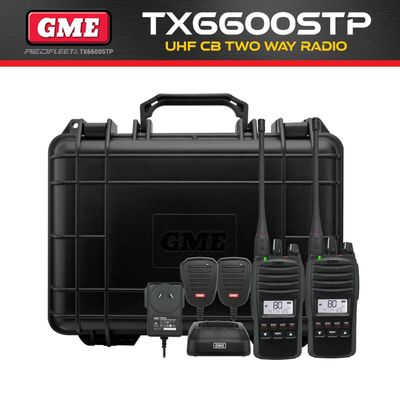 GME TX6600STP Tradie Pack UHF CB Handheld Portable Two Way Radio