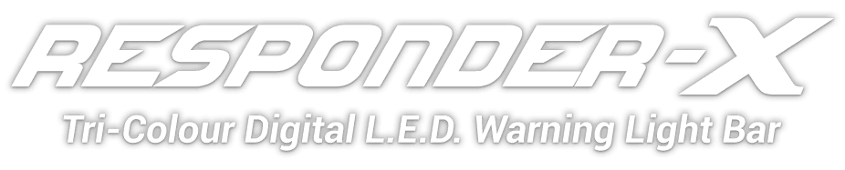 REDFLEET RESPONDER-X Tri-Colour Digital L.E.D. Warning Light Bar