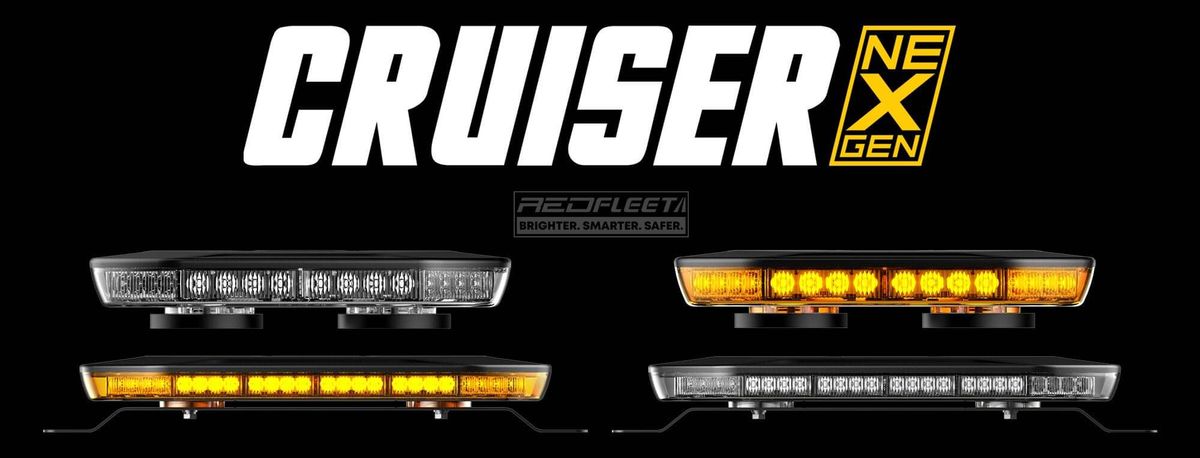 REDFLEET | LED & Amber Microbar | Buy Micro Light Bar Australia