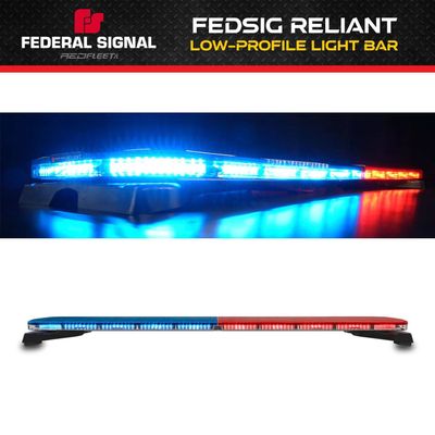 FEDSIG Reliant&trade; S2 (121CM) L.E.D. Low Profile Emergency Vehicle Roof Top Warning Light Bar